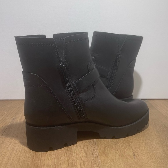 ZODIAC WOMENS MILLER LEATHER BOOTIE IN COLOR BLACK SYNTHETIC SIZE 11. NEW - Picture 6 of 7